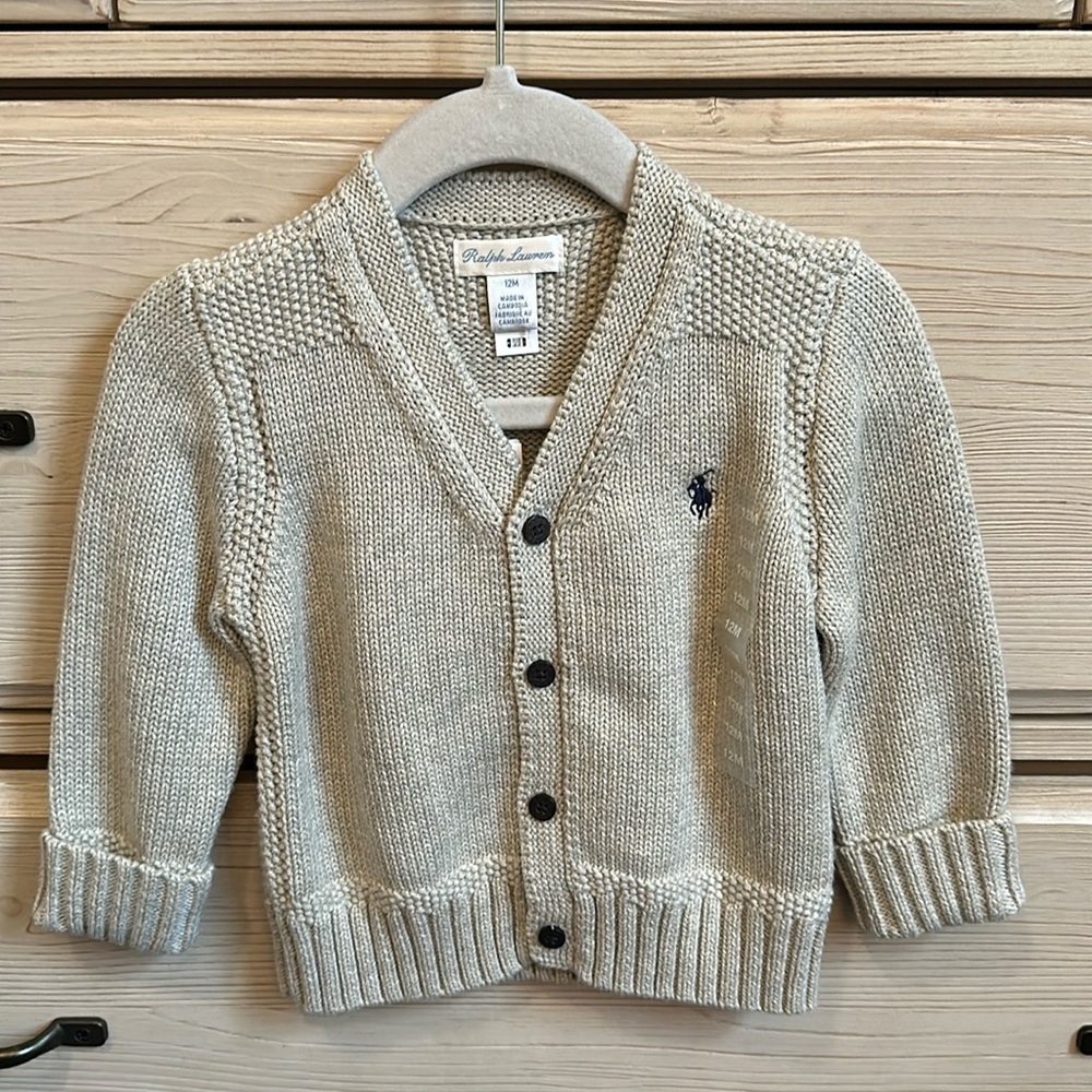 Baby Boy Ralph Lauren
Cotton V-Neck Cardigan